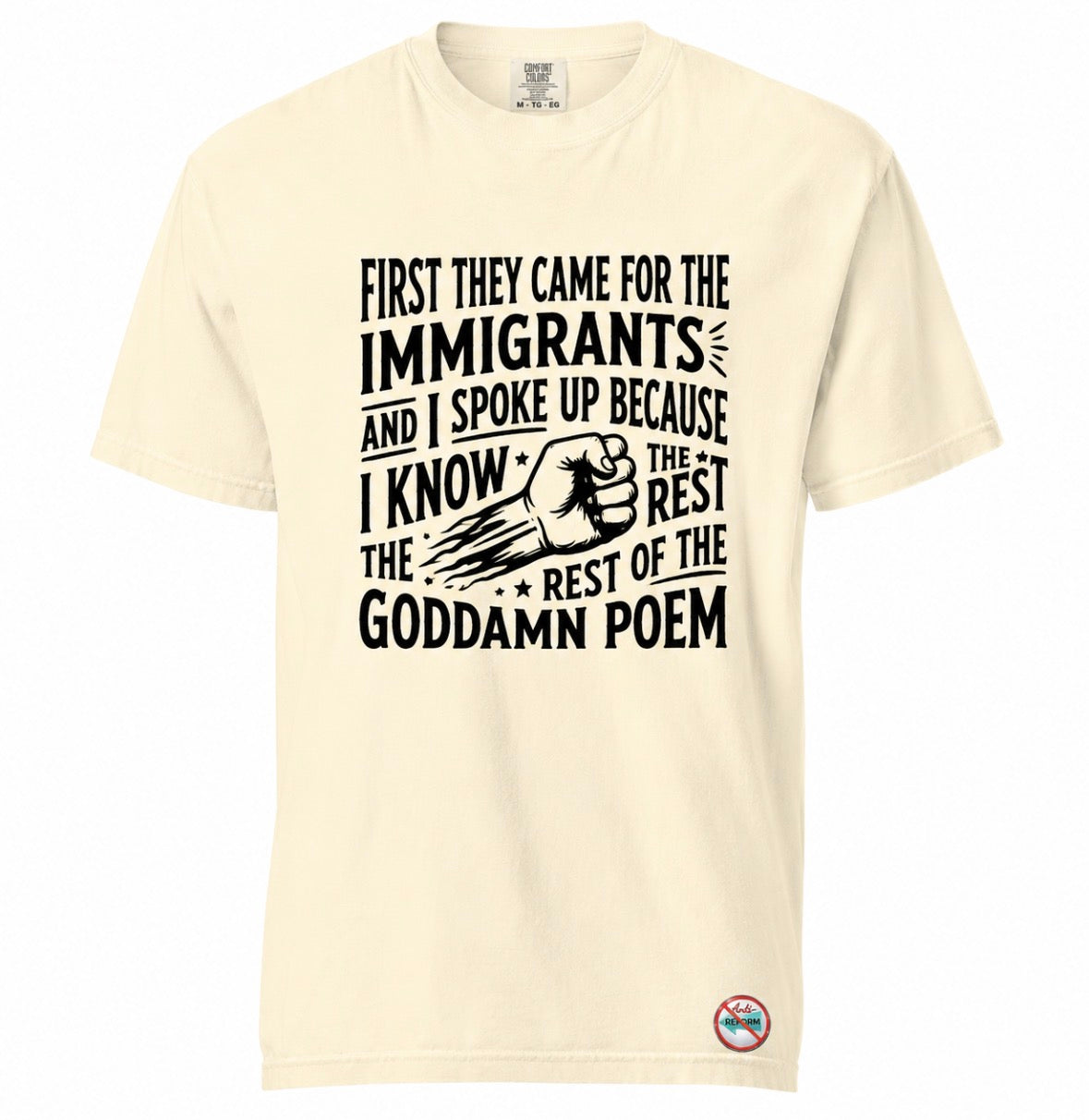 "First They Came..." Statement Unisex T-Shirt