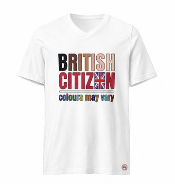 British Citizen V-Neck Unisex T-Shirt