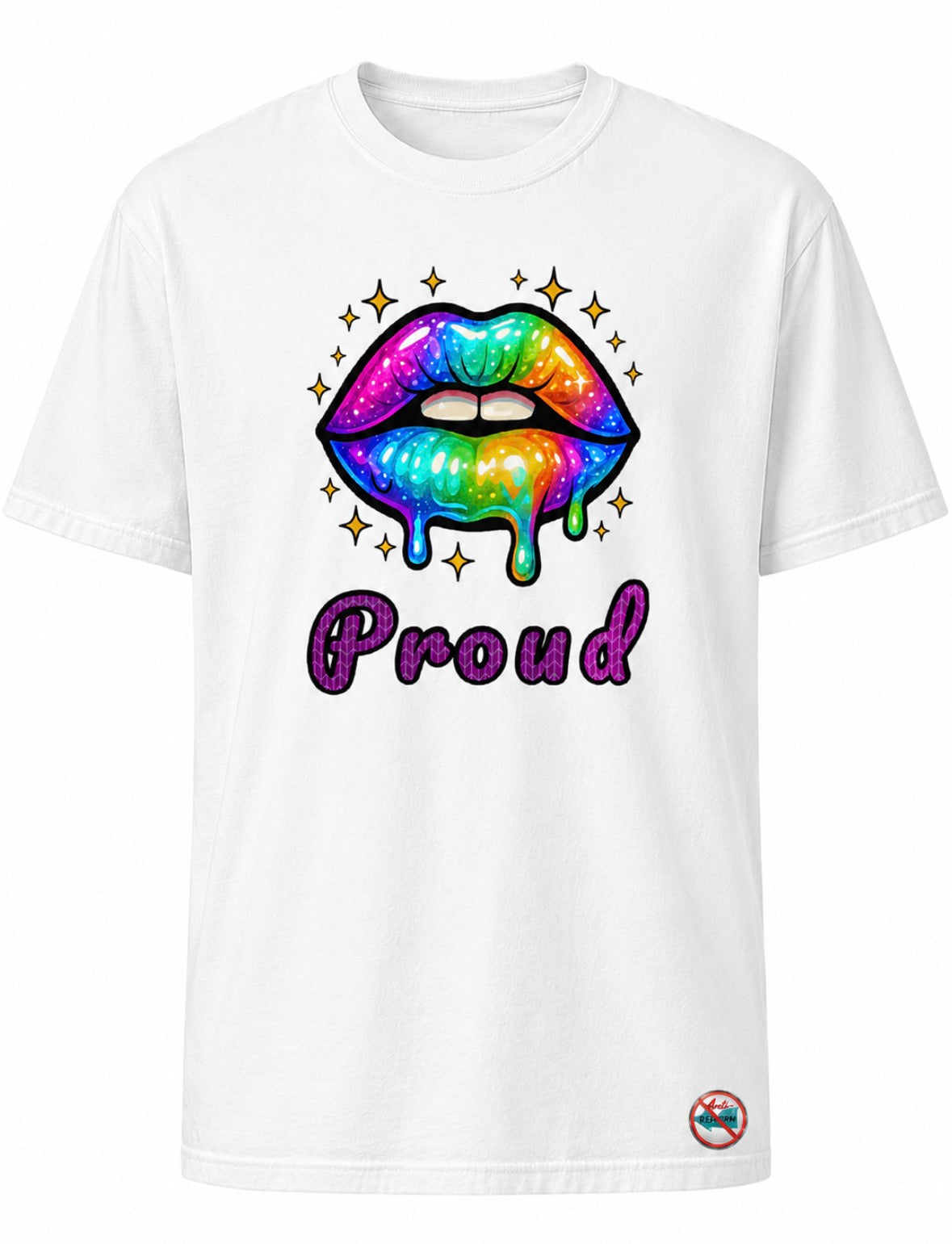 Rainbow Pride Dripping Lips T-Shirt