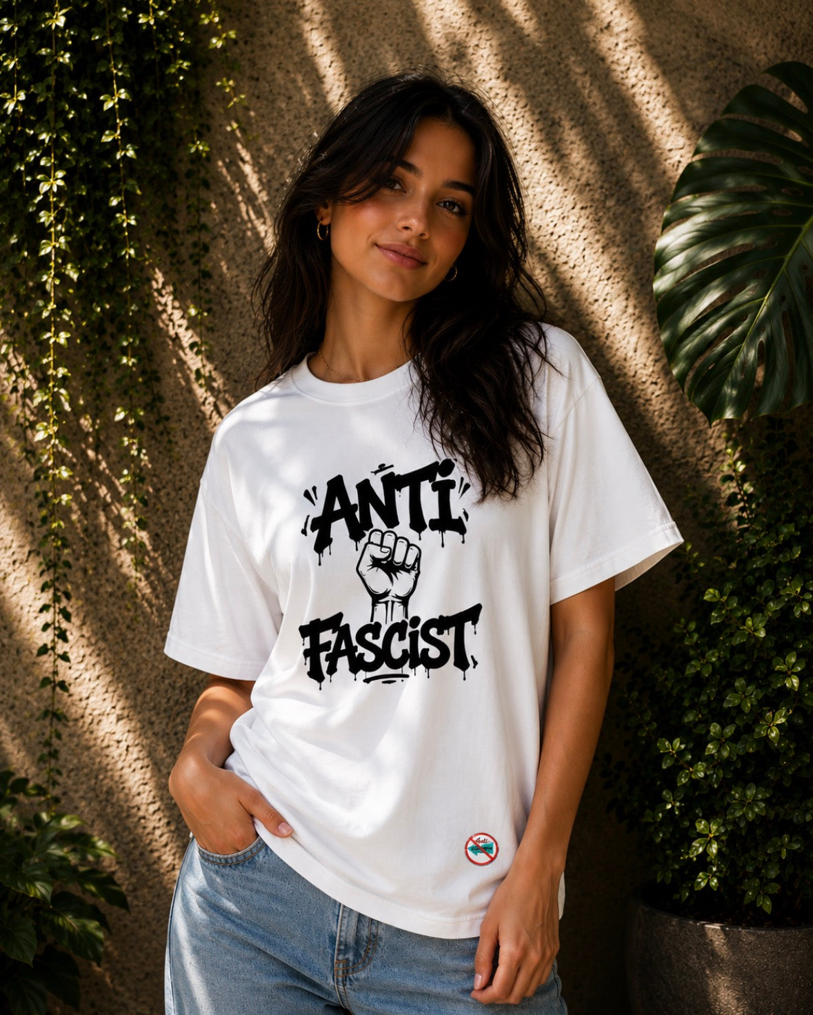 Anti-Fascist Fist Unisex T-Shirt