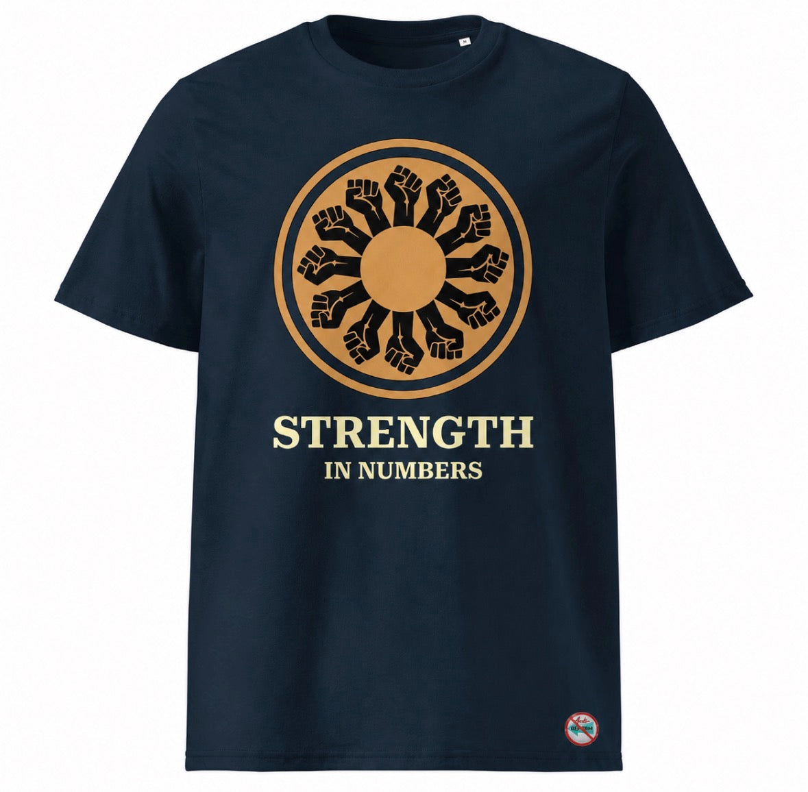 Strength In Numbers Unisex French Navy T-Shirt