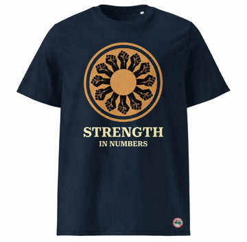 Strength In Numbers Unisex French Navy T-Shirt