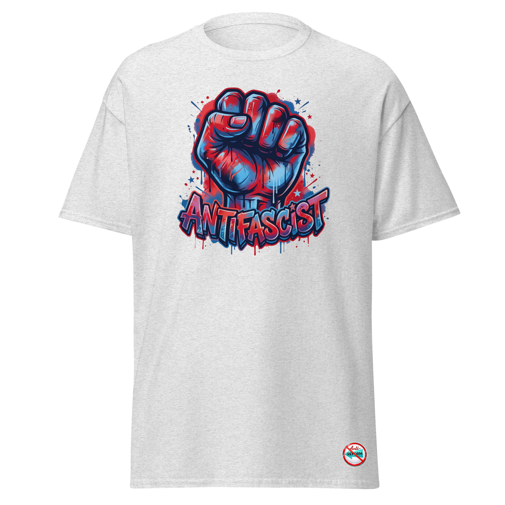 Antifascist Unisex Graffiti T-shirt