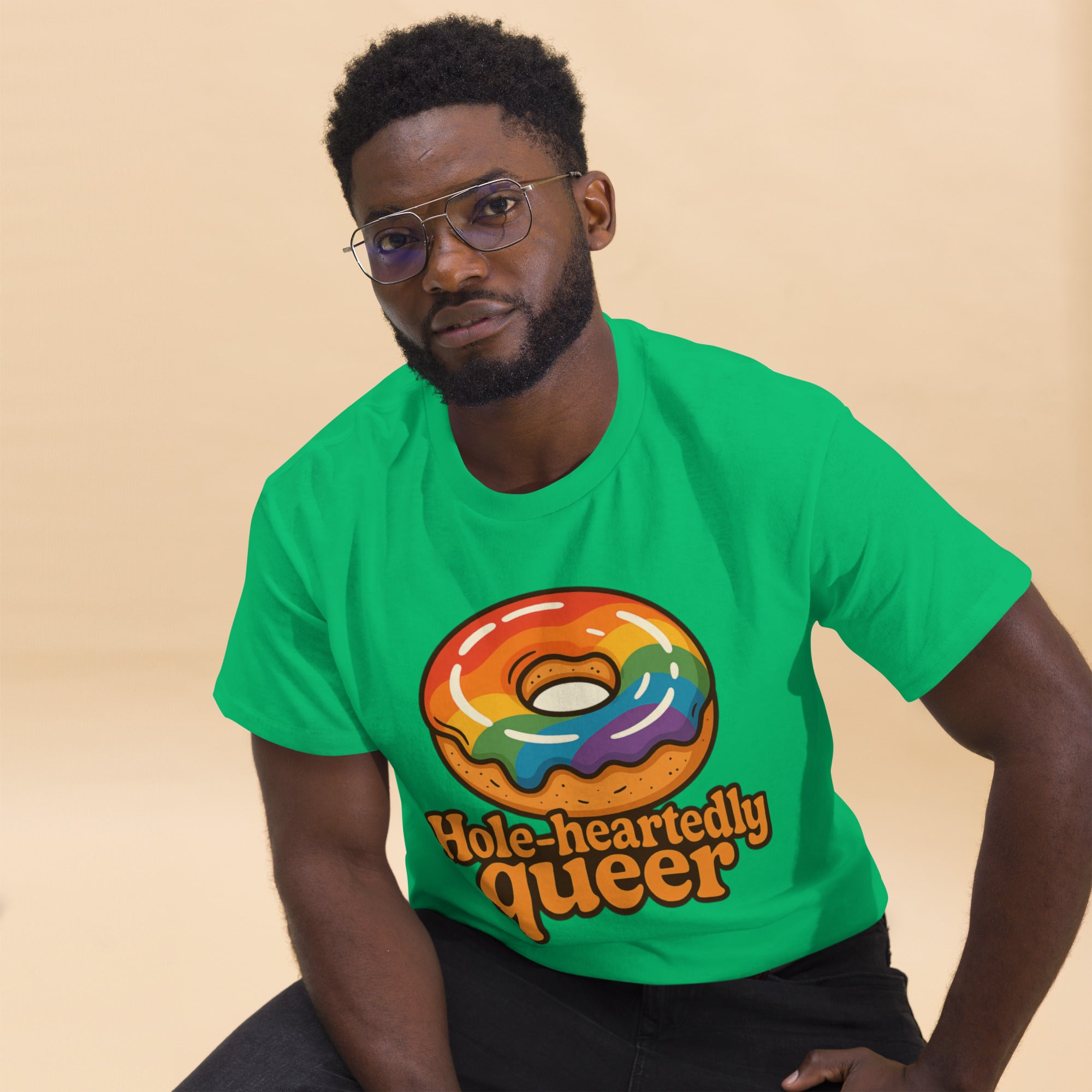 Hole-Heartedly Queer Unisex T-Shirt