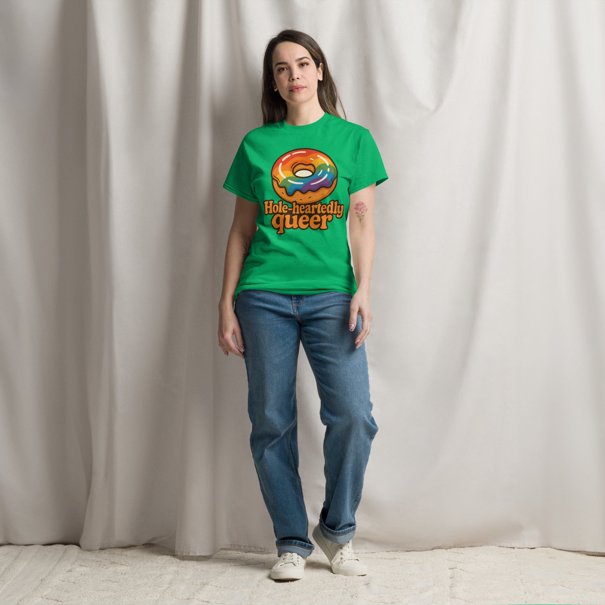 Hole-Heartedly Queer Unisex T-Shirt