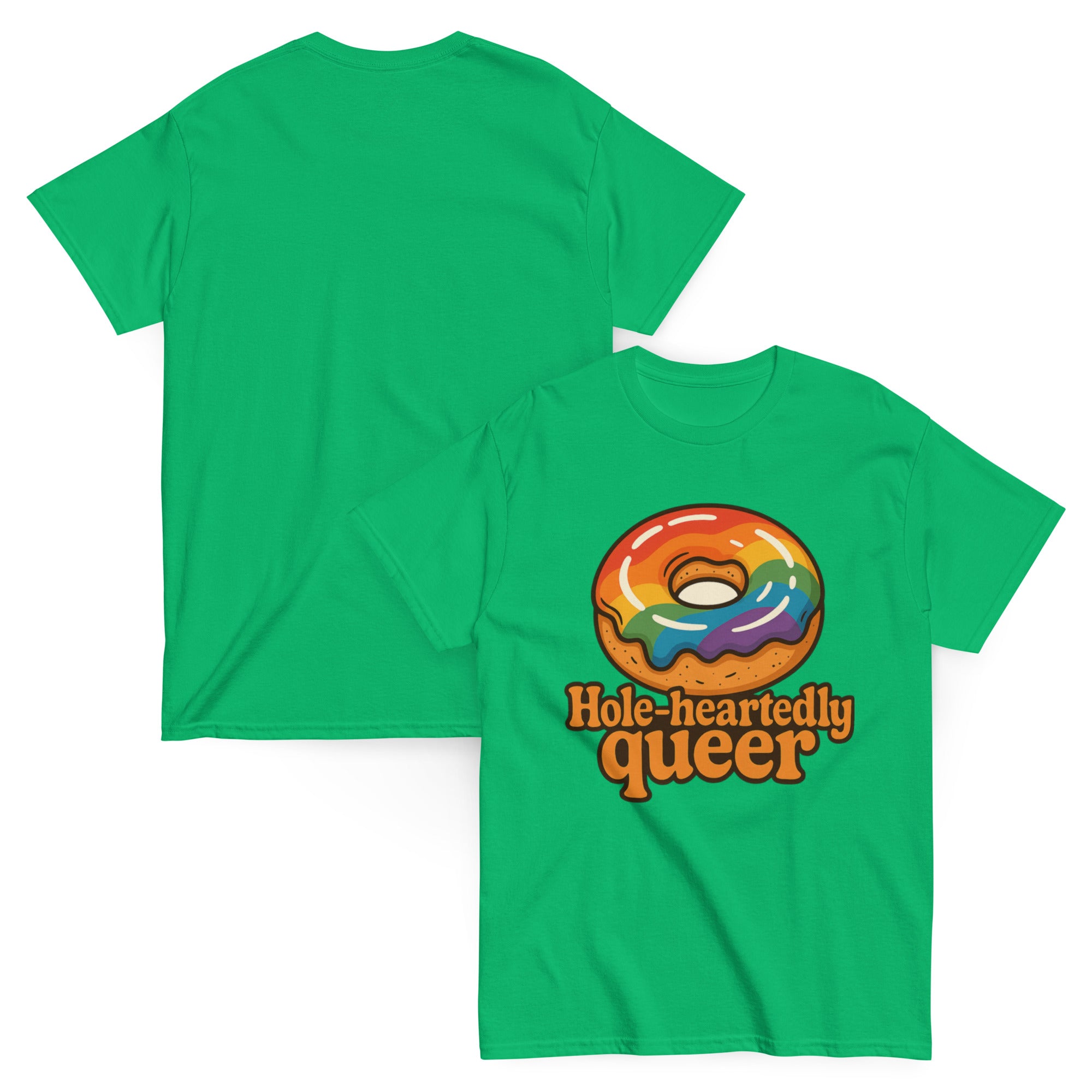 Hole-Heartedly Queer Unisex T-Shirt