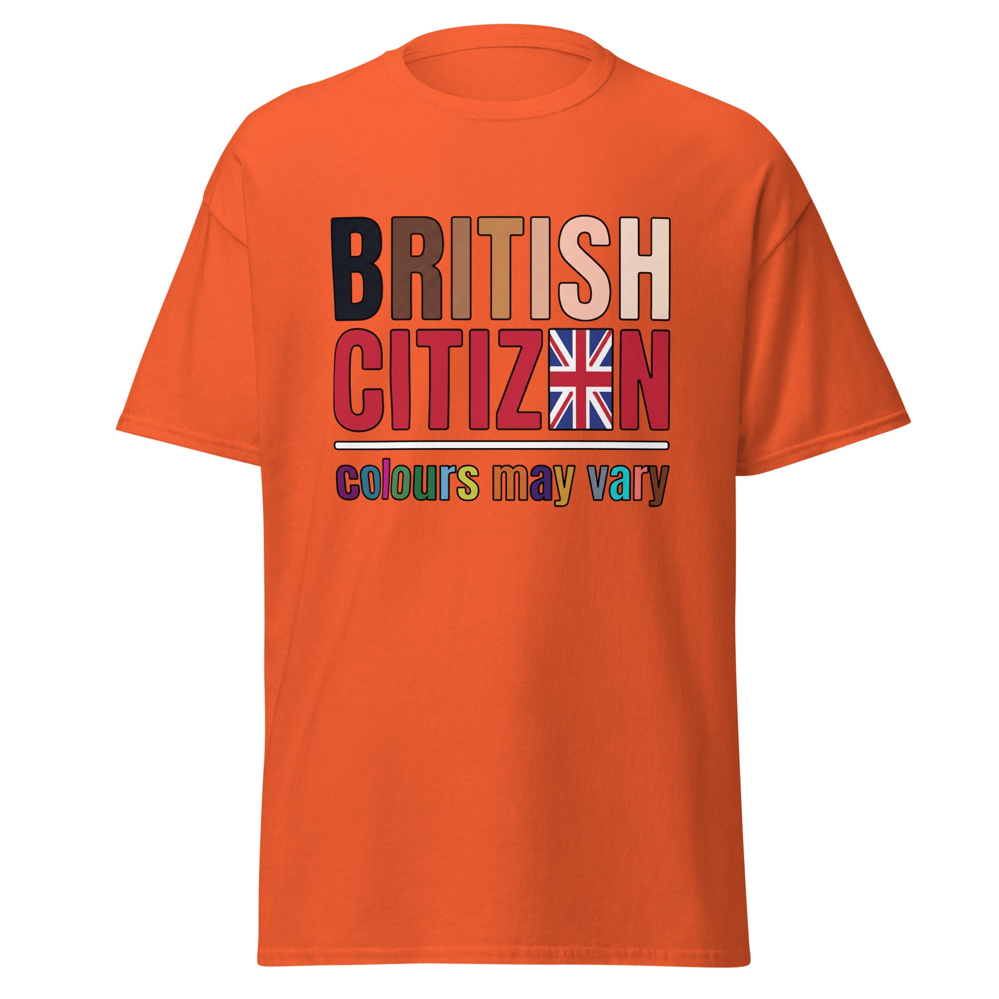 British Citizen Colours May Vary Unisex T-Shirt