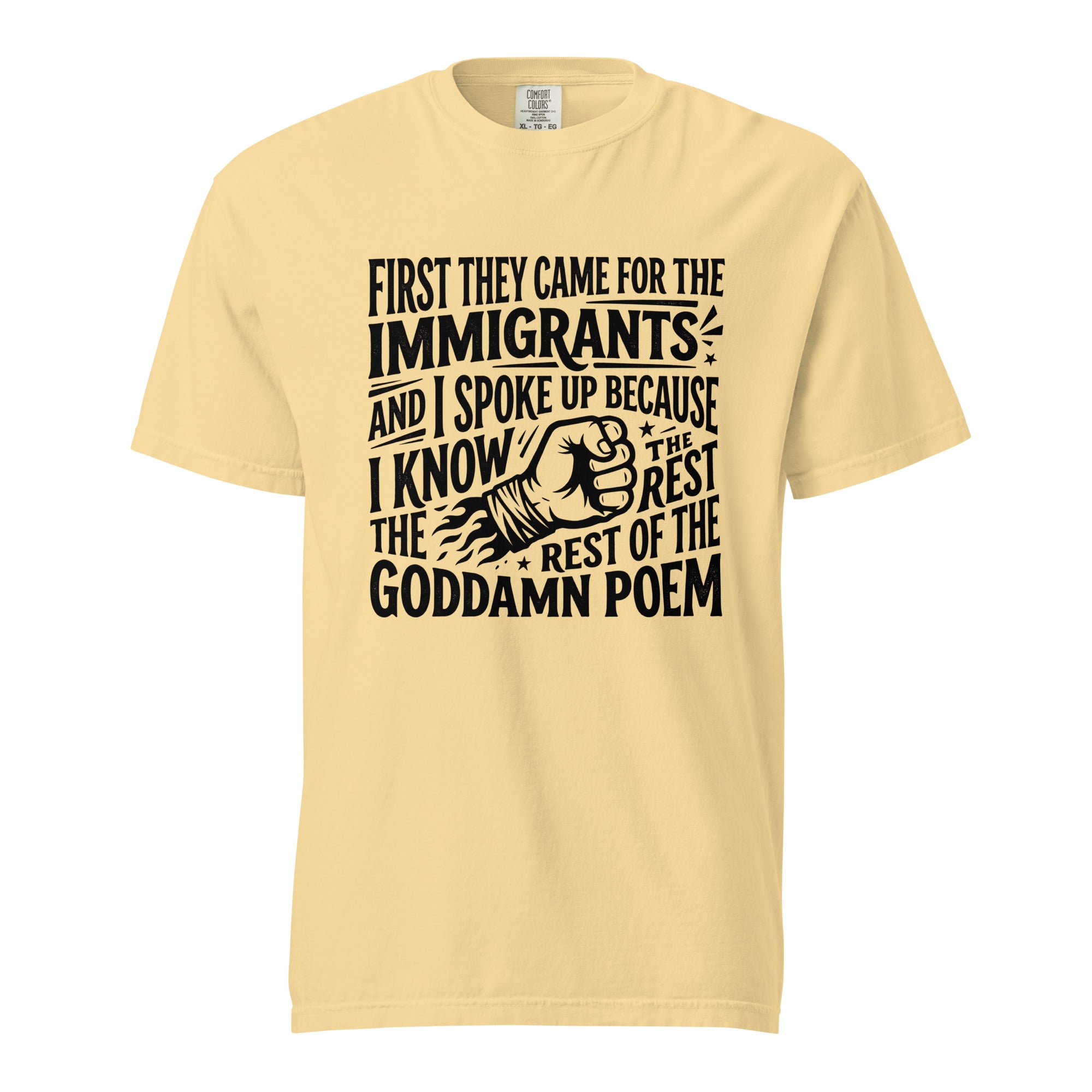 "First They Came..." Statement Unisex T-Shirt