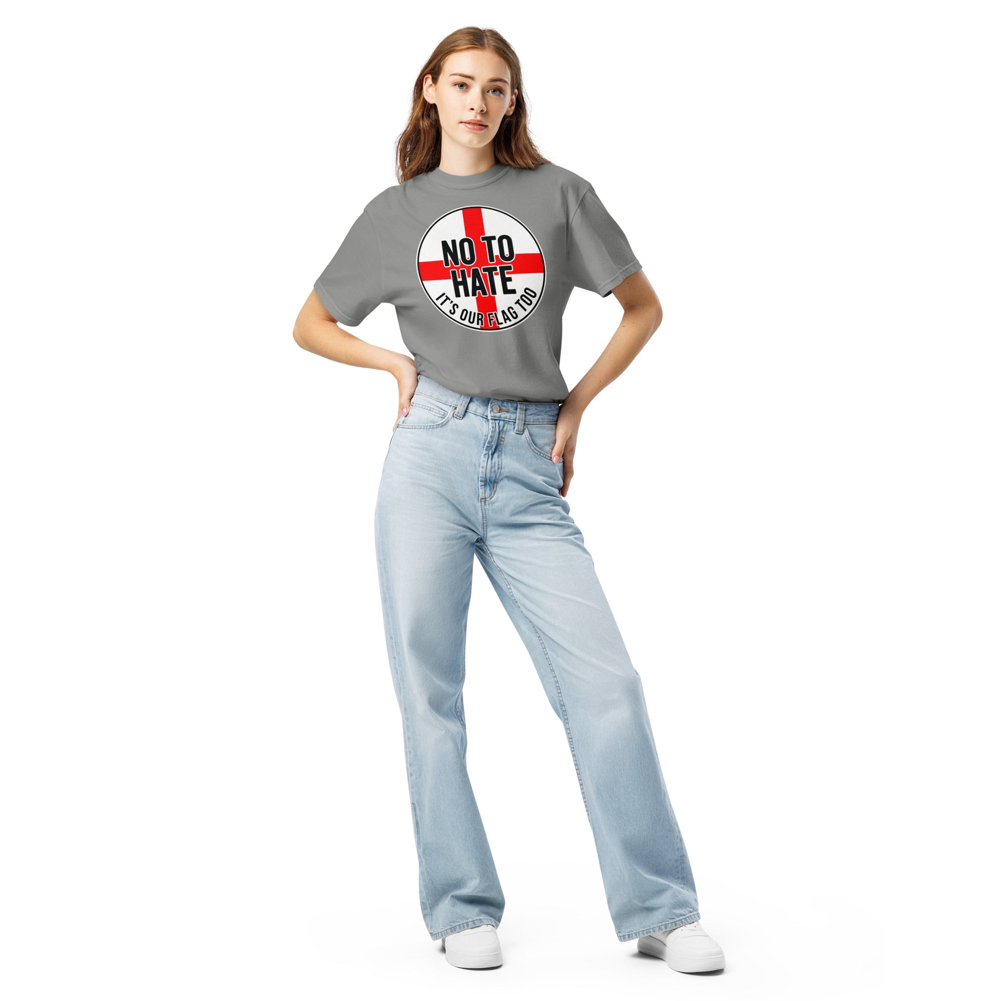 No To Hate Unisex England T-Shirt