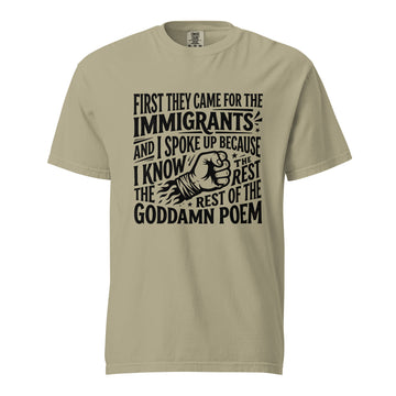 "First They Came..." Statement Unisex T-Shirt