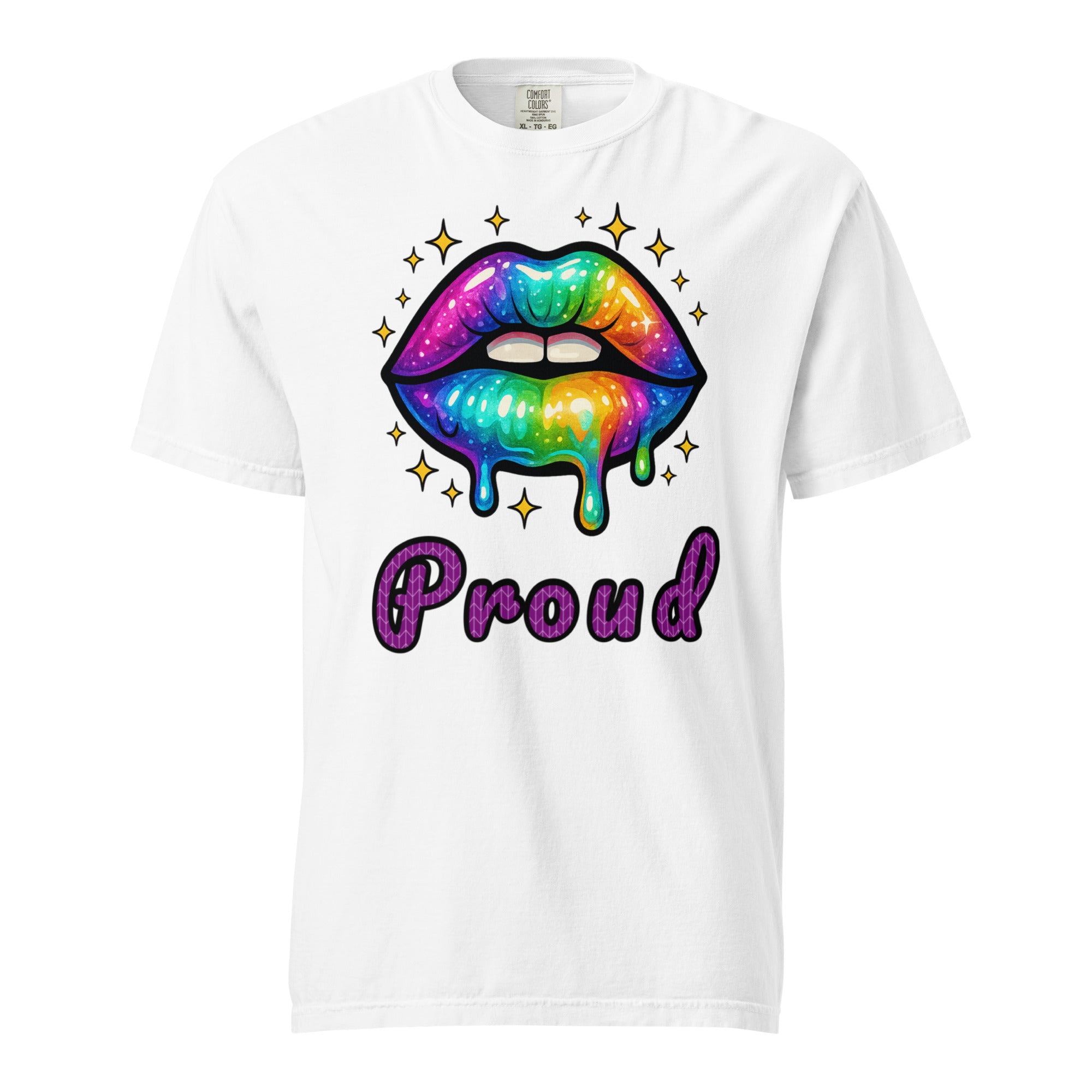 Rainbow Pride Dripping Lips T-Shirt