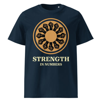 Strength In Numbers Unisex French Navy T-Shirt