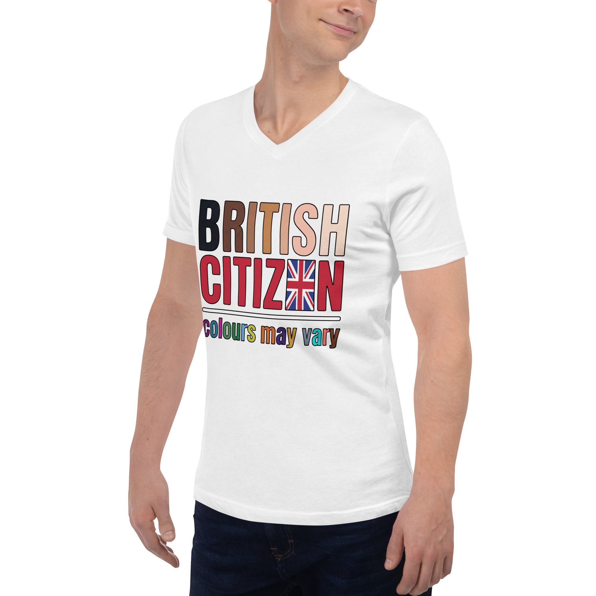 British Citizen V-Neck Unisex T-Shirt
