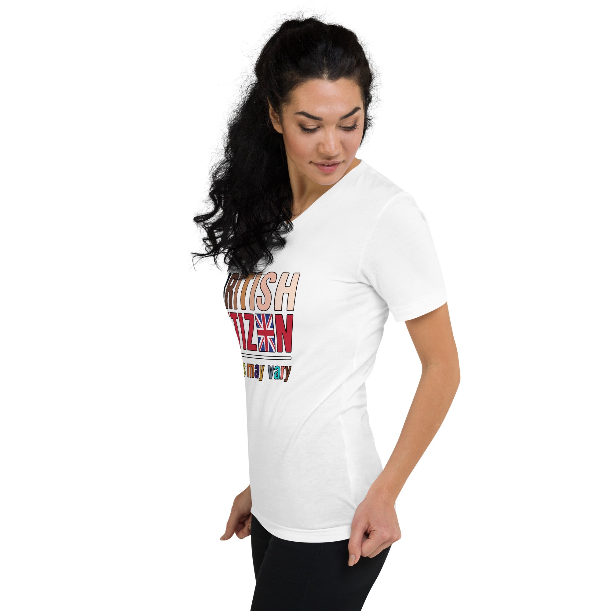 British Citizen V-Neck Unisex T-Shirt