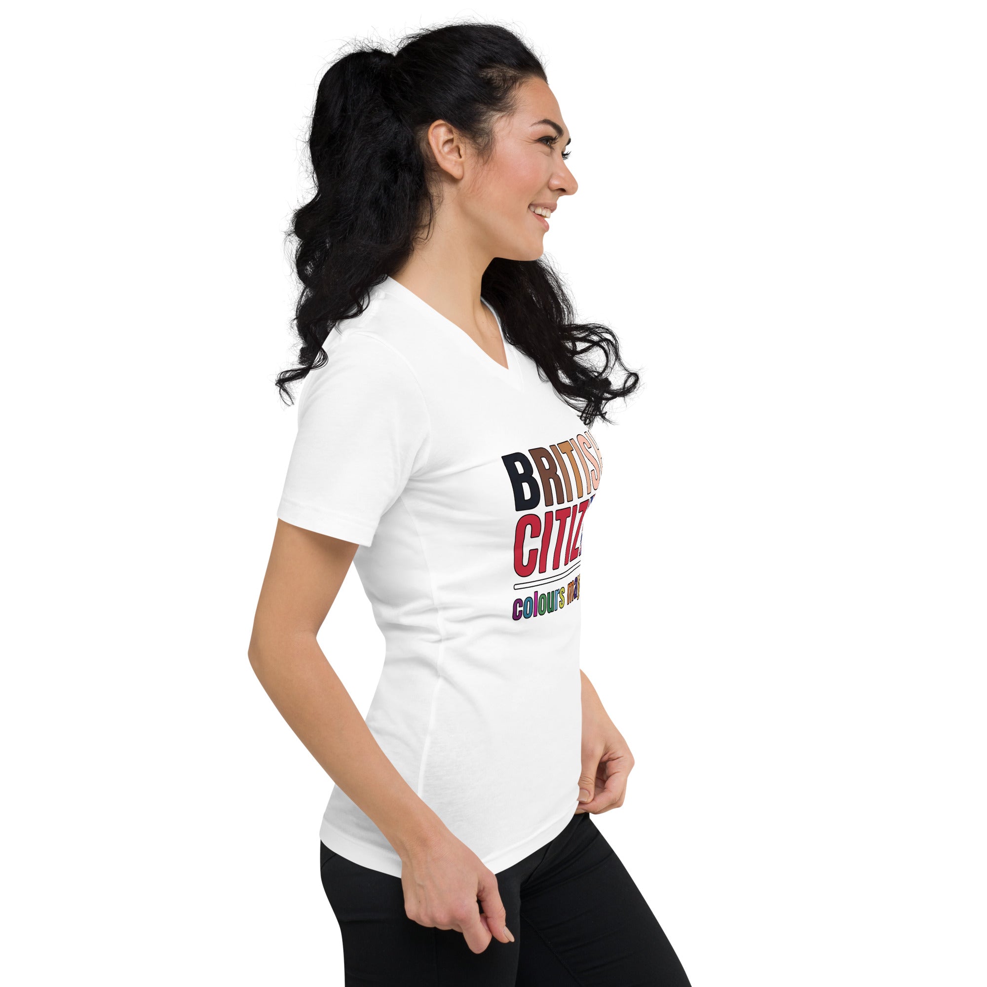 British Citizen V-Neck Unisex T-Shirt
